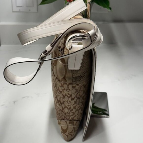 Coach Signature Jacquard Patchwork with Leather & Snake Trim - Picture 7 of 15